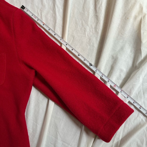 Willi Smith 100% Wool Women's Red Chore Jacket - Picture 8 of 8